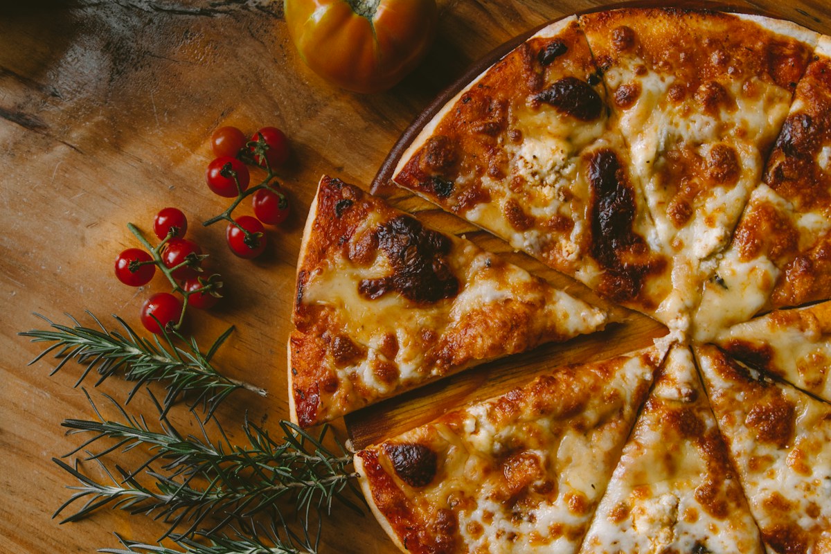 Illustrative Italian pizza